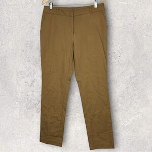 Charter Club Camel Brown Minimalist Trouser Pants‎ Size 12 High Rise Zipper Pant